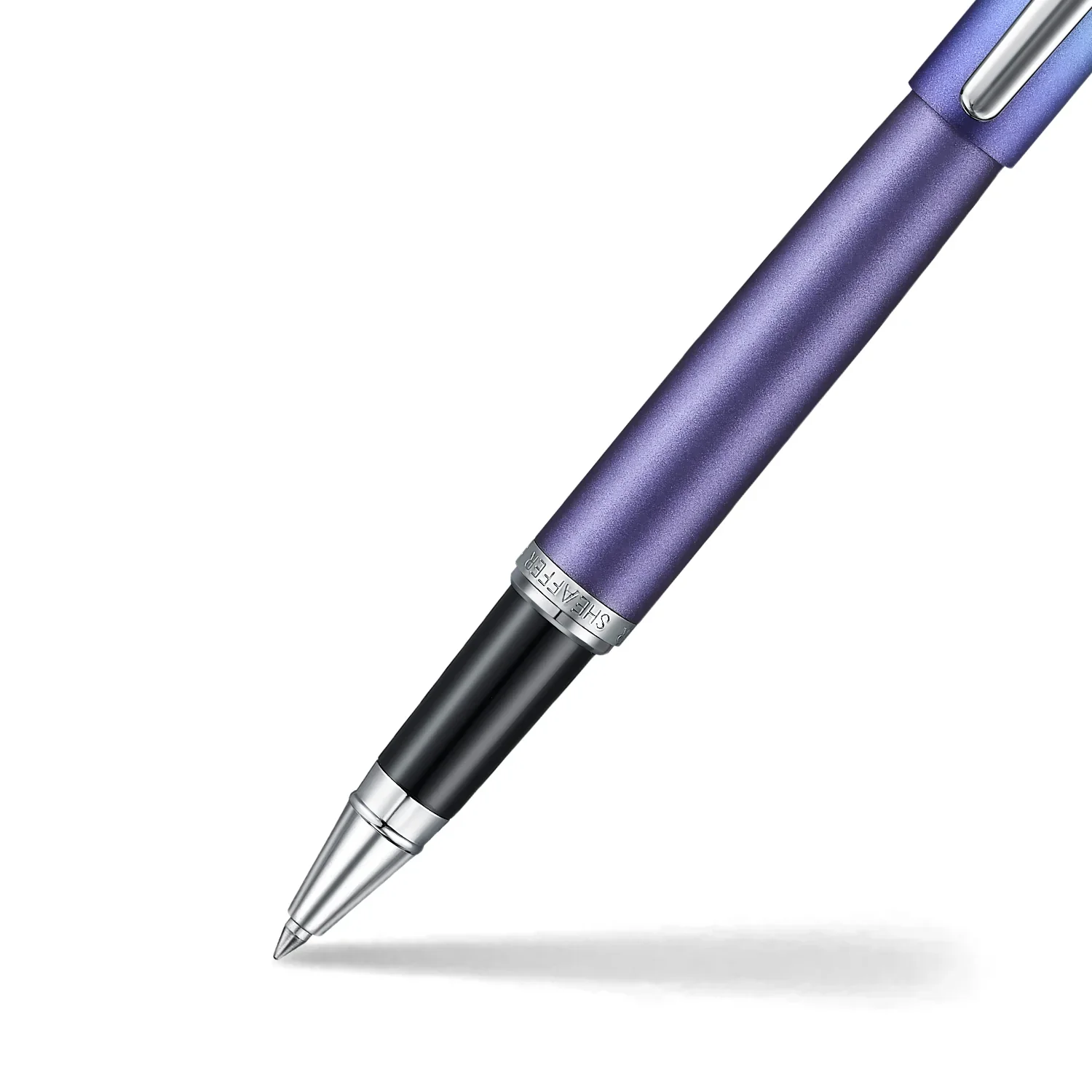 Sheaffer - VFM Rollerball Pen - Expressions - Pearlized Gradient Blue and Purple - Image 2