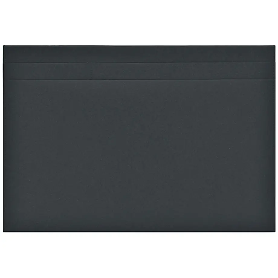 SIWA - A4 Flat File Folder with Multiple Size Pockets - Black