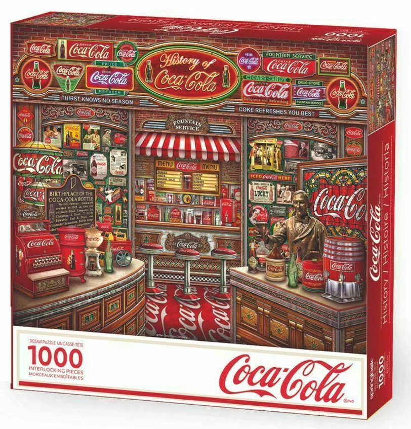 Springbok - Coca-Cola History - 1000 Pieces