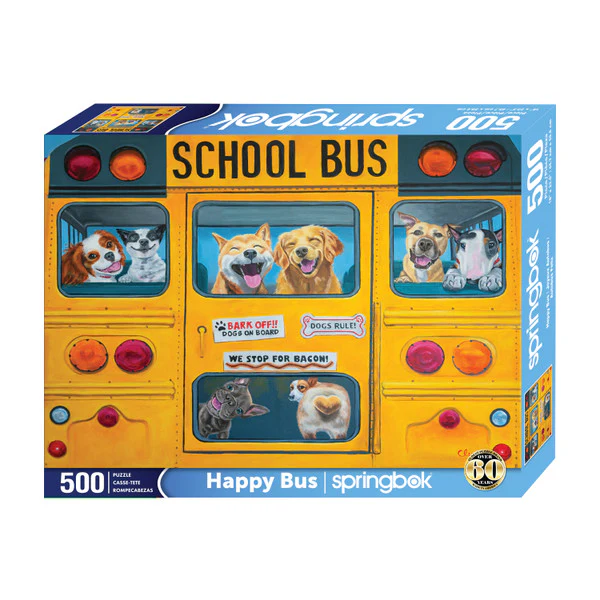 Springbok - Happy Bus Puzzle - 500 Pieces
