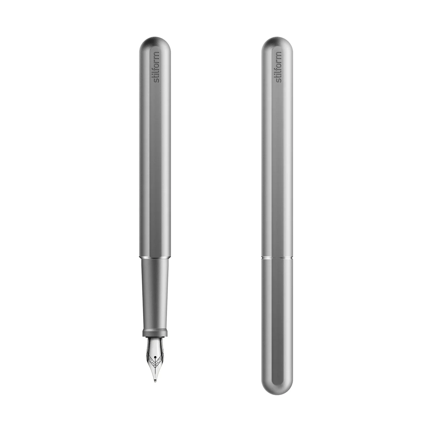 Stilform - INK Aluminum  Fountain Pen - Comet Grey