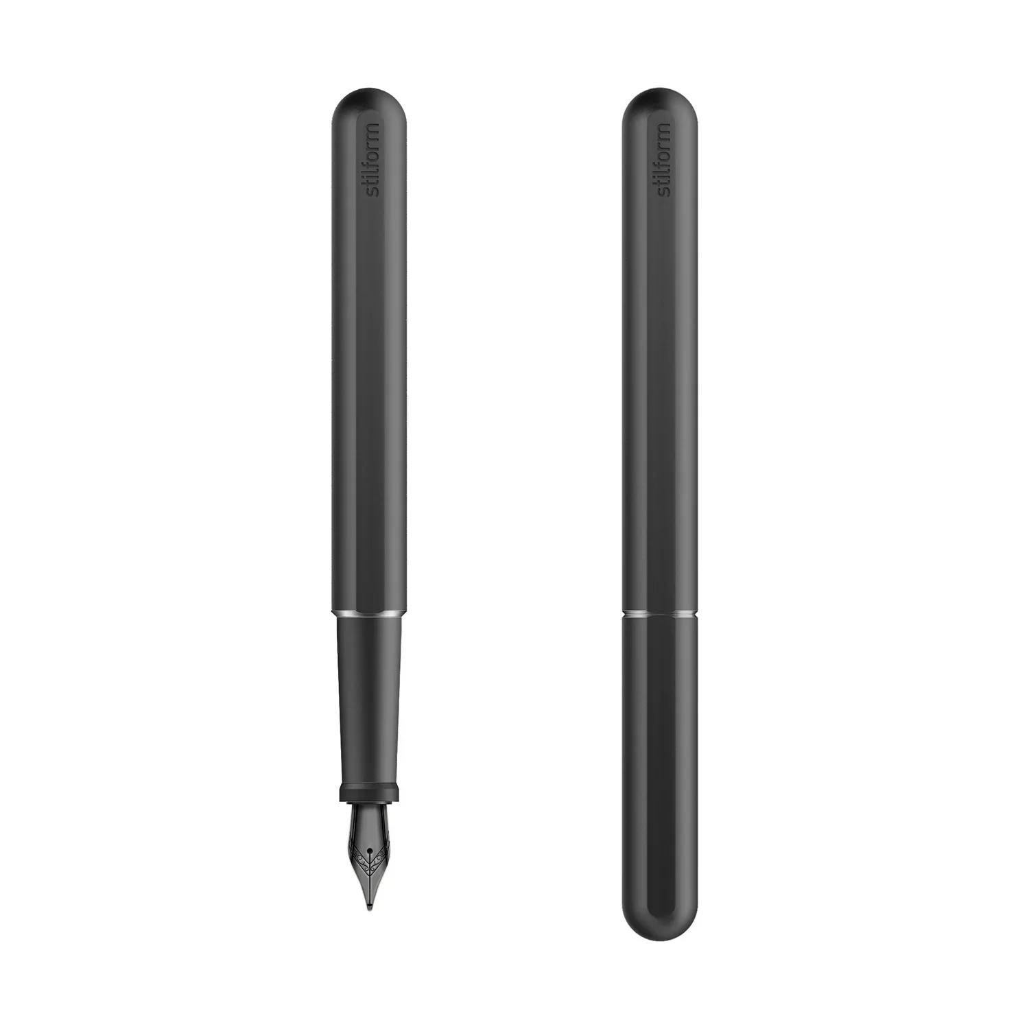 Stilform - INK Aluminum  Fountain Pen - Warp Black