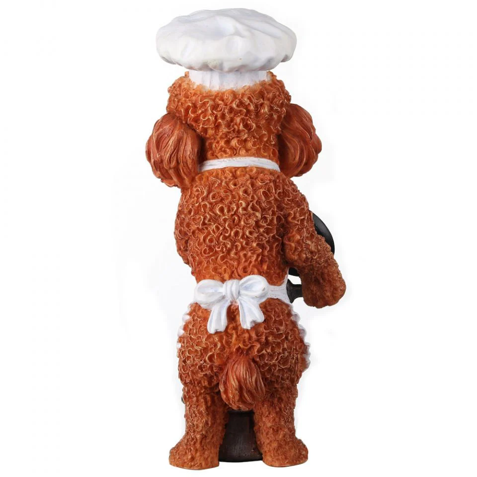 Studio Collection - Veronese Design - Chef Poodleious Figurine - Image 2