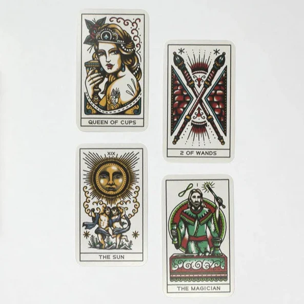 Laurence King - Tattoo Tarot Deck - Ink & Intuition - Image 2