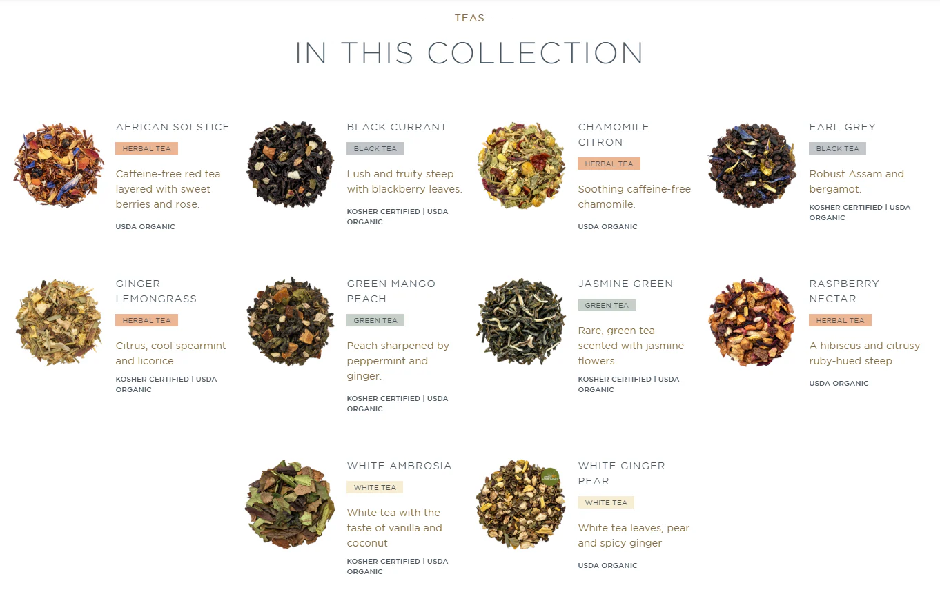Tea Forte - Petite Presentation Box - Tea Tasting Assortment - Image 4