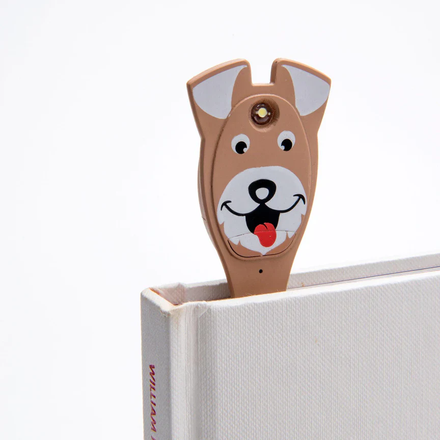 Thinking Gifts - LED Reading Light - Bookmark - Flexi Light Pals - Dog - Image 3
