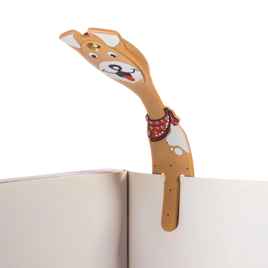 Thinking Gifts - LED Reading Light - Bookmark - Flexi Light Pals - Dog - Image 4