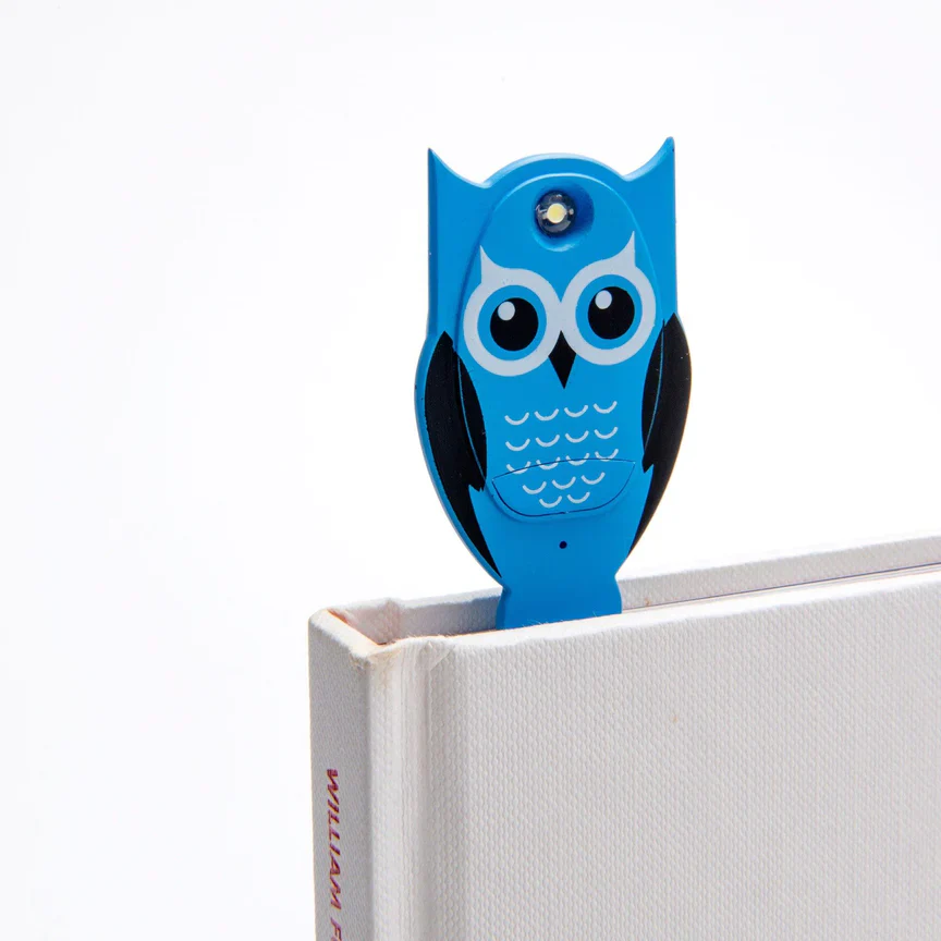 Thinking Gifts - LED Reading Light - Bookmark - Flexi Light Pals - Owl - Image 4