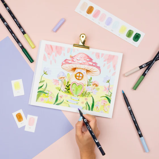 Tombow - Dual Brush Pen Set 10 - Fairies - Image 3