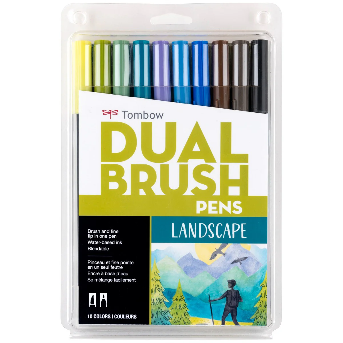 Tombow - Dual Brush Pen Set 10 - Landscape