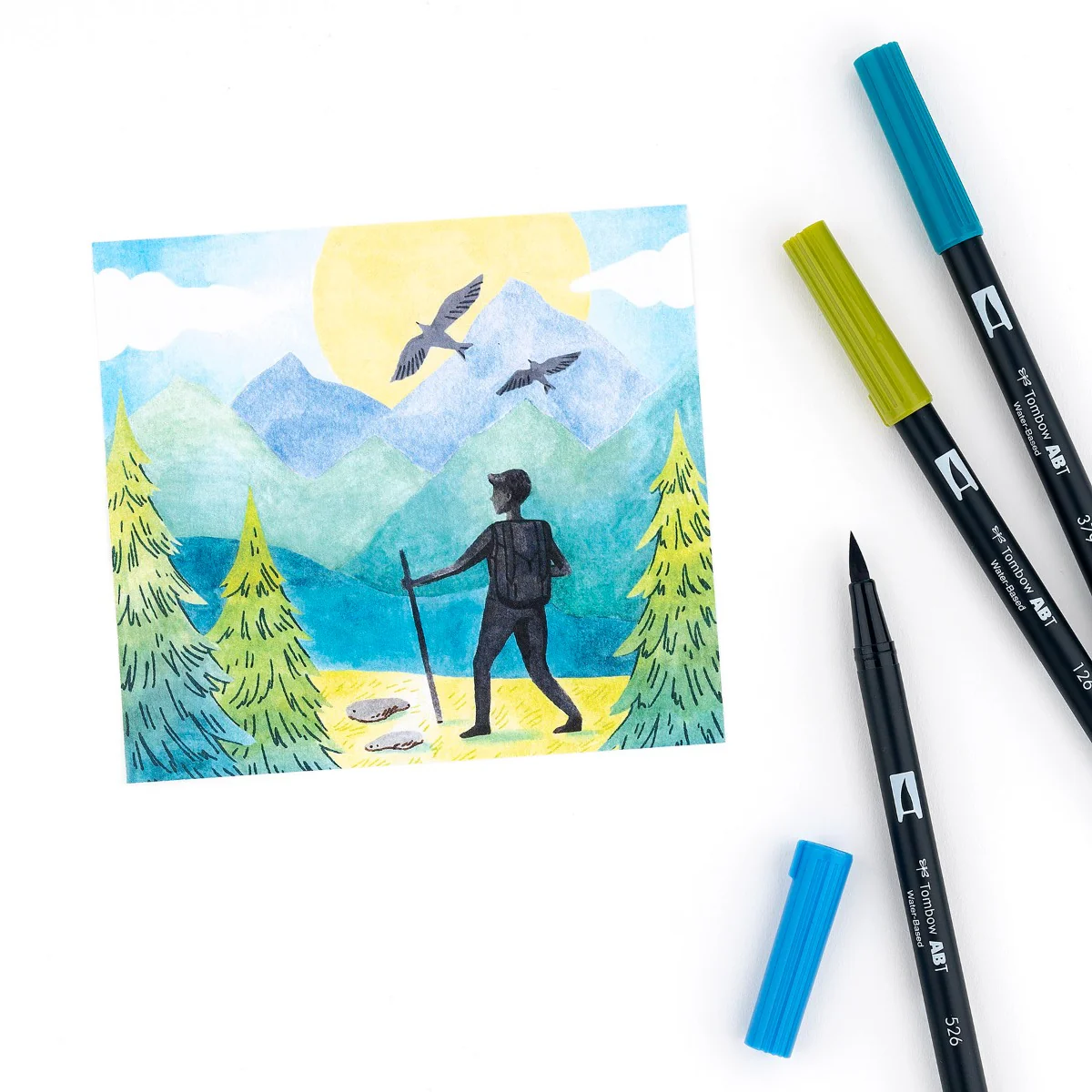 Tombow - Dual Brush Pen Set 10 - Landscape - Image 10