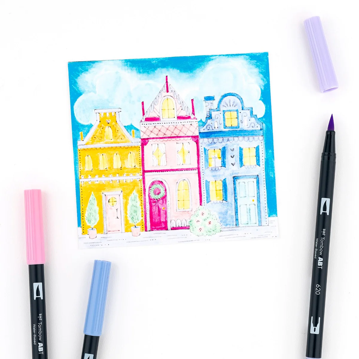 Tombow - Dual Brush Pen Set 10 - Pastel - Image 2