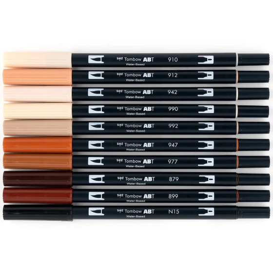 Tombow - Dual Brush Pen Set 10 - Portrait - Image 2