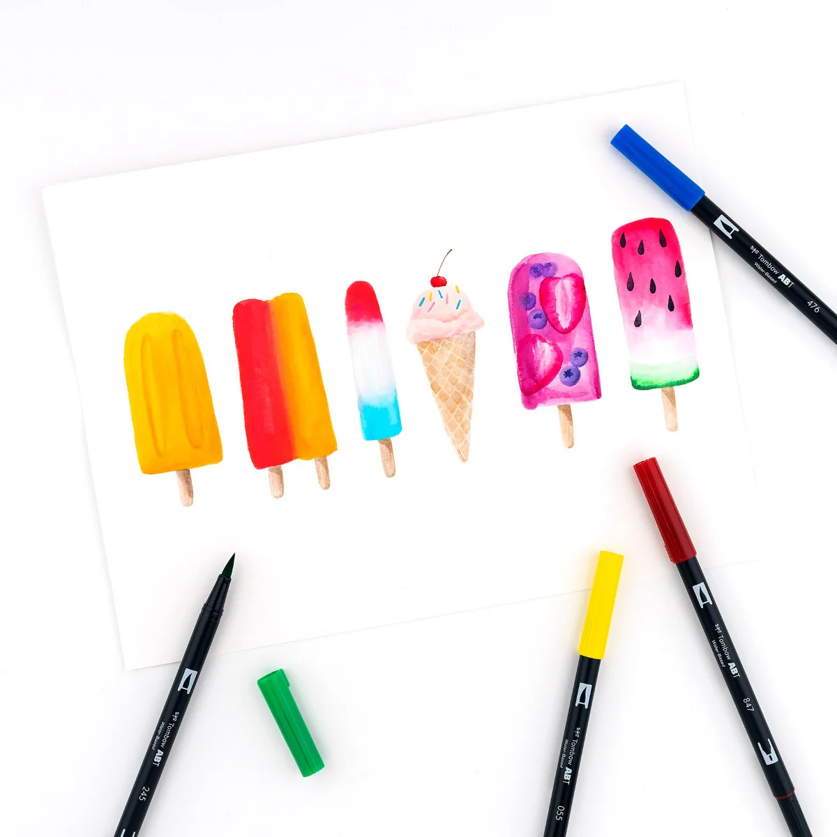 Tombow - Dual Brush Pen Set 10 - Primary - Image 10