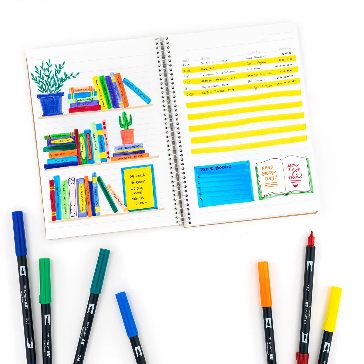 Tombow - Dual Brush Pen Set 10 - Primary - Image 8