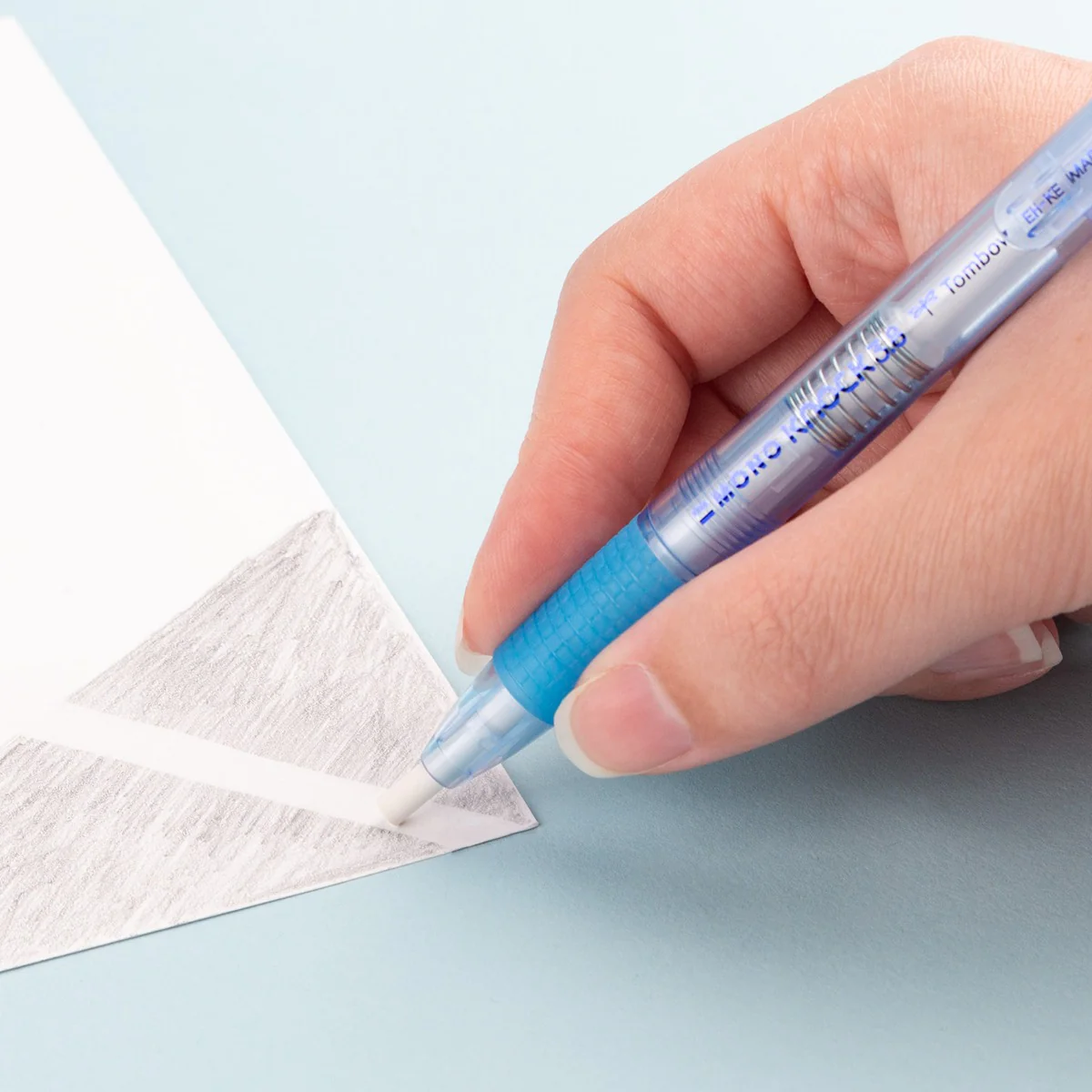 Tombow - MONO Knock Eraser - Blue - Image 6