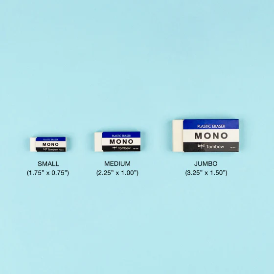 Tombow - MONO Medium Eraser - White - Image 3