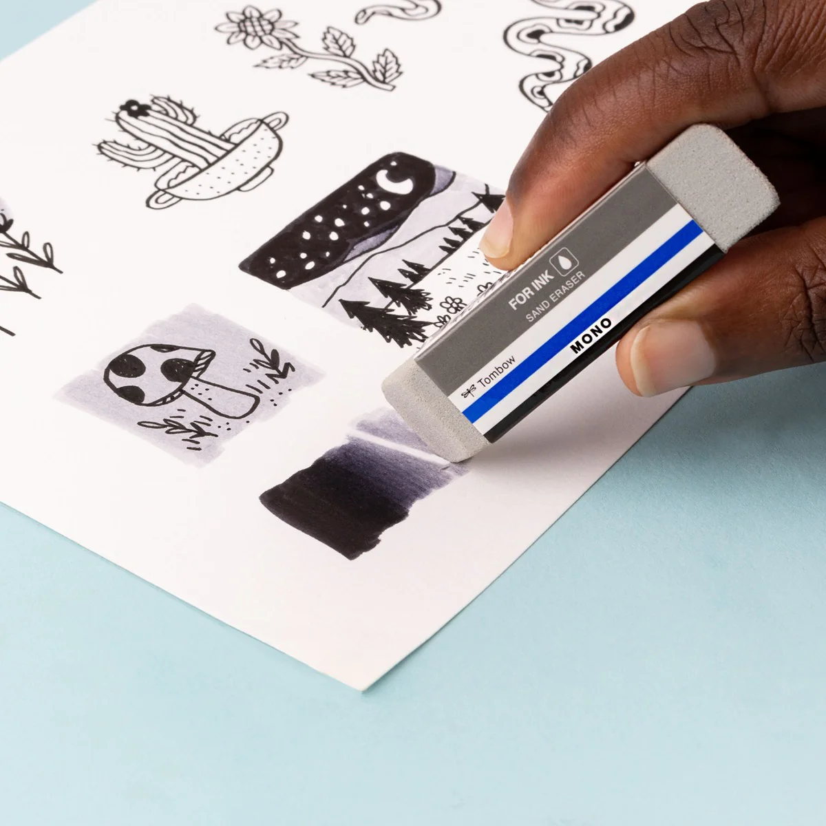 Tombow - MONO Sand Eraser - Ink - Image 8