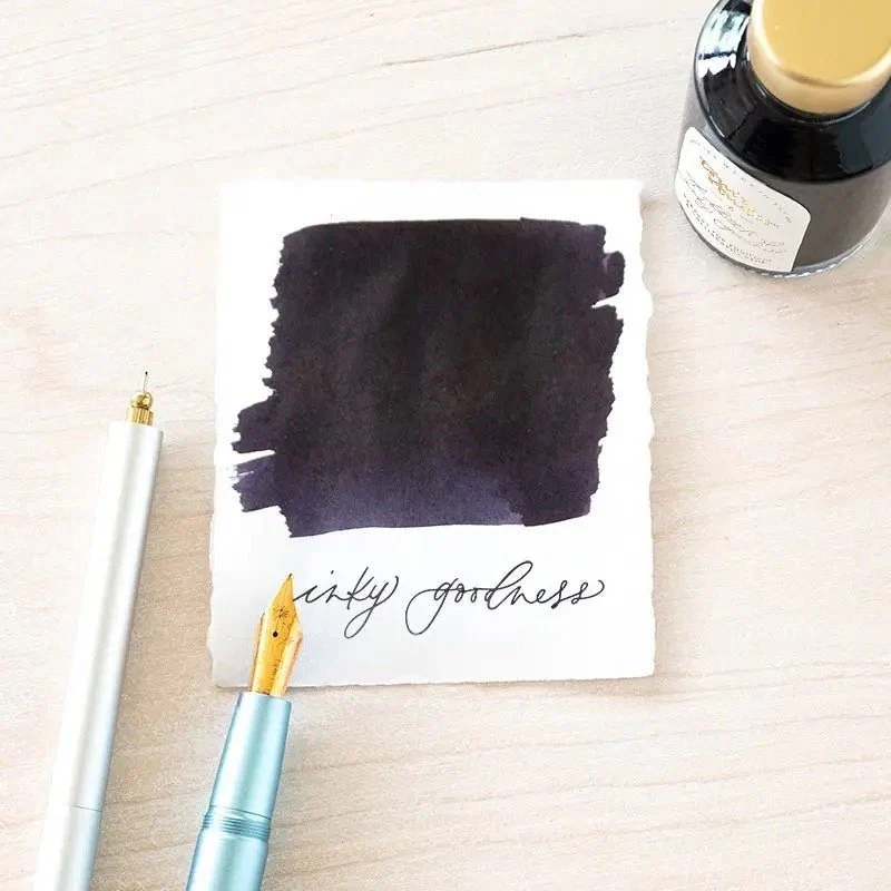 Tom's Studio - Fountain Pen Ink - 01 Deep Black - 50ml - Image 2