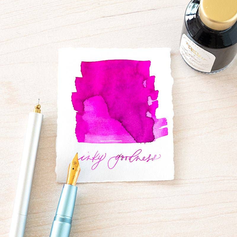 Tom's Studio - Fountain Pen Ink - 02 Raspberry Sorbet - 50ml - Image 2