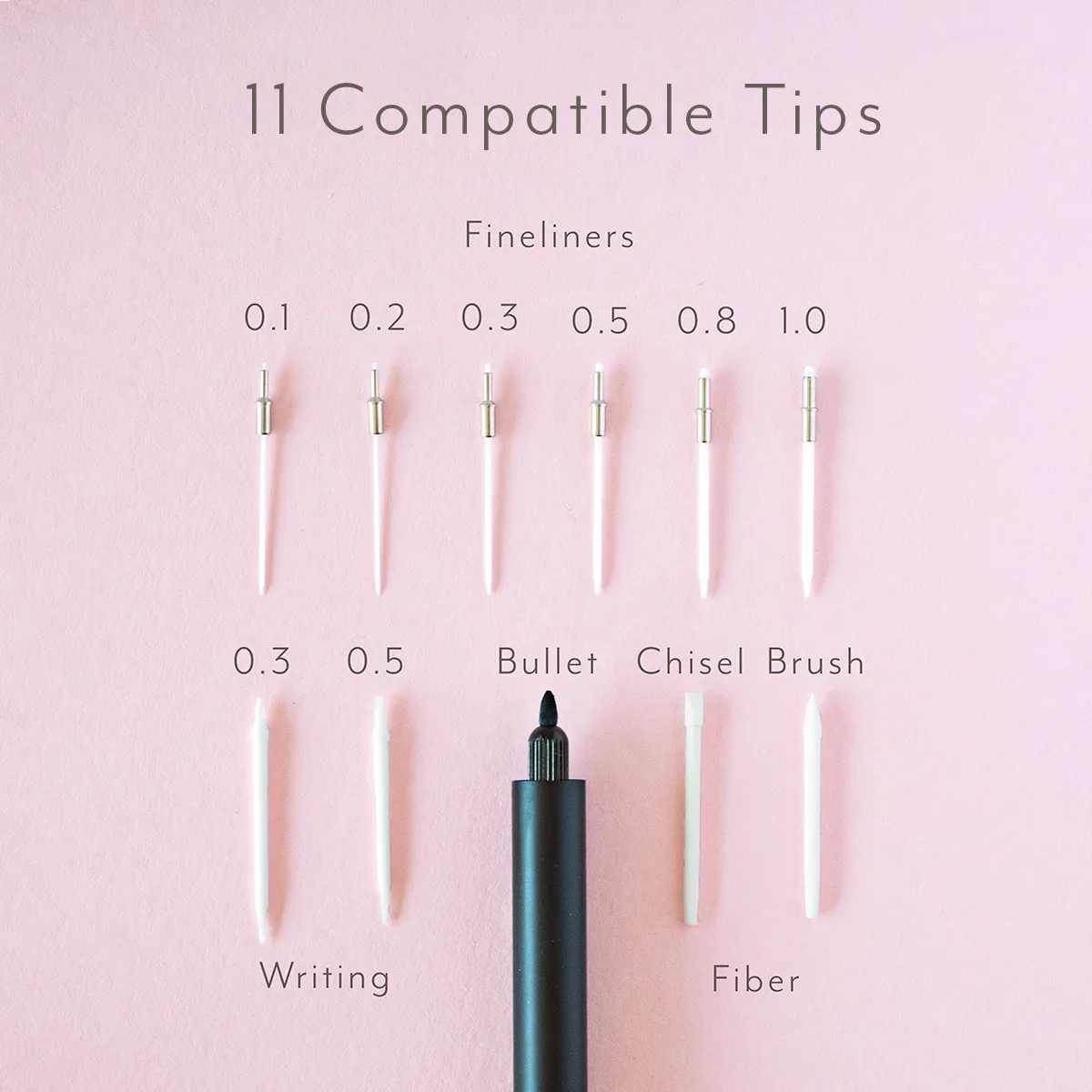 Tom's Studio - Infinitely Refillable Creative Pen - Lumos Pro - Rose Gold - Image 2