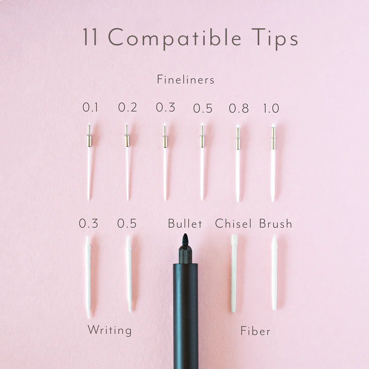 Tom's Studio - Lumos Pro Single - The Infinitely Refillable Creative Pen - Lilac - Image 3