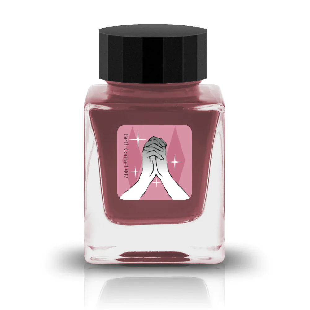TONO & LIMS - 30ML Fountain Pen Ink - Earth Contact Line - Burma Tourmaline (Shimmer)