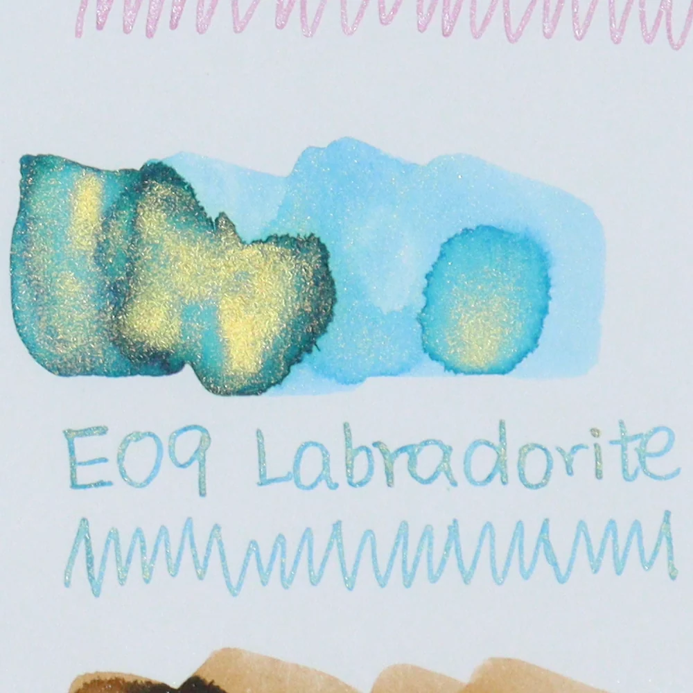 TONO & LIMS - 30ML Fountain Pen Ink - Earth Contact Line - Labradorite (Shimmer) - Image 2