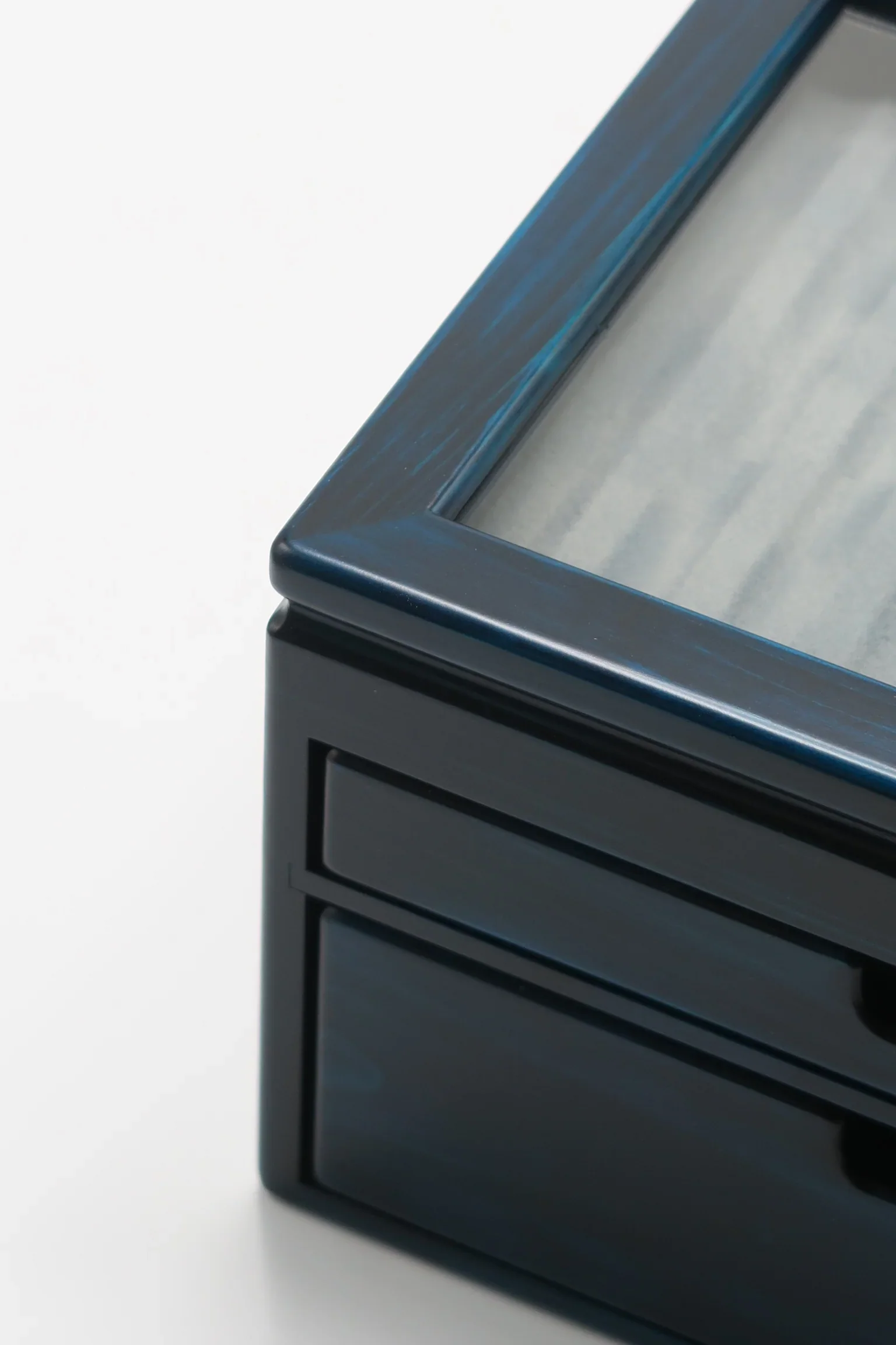 Toyooka Craft - Hinoki Blue Fountain Pen Box - Image 4