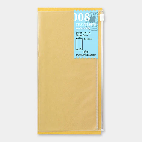 Traveler's Notebook - 008 Zipper Case - Regular Size