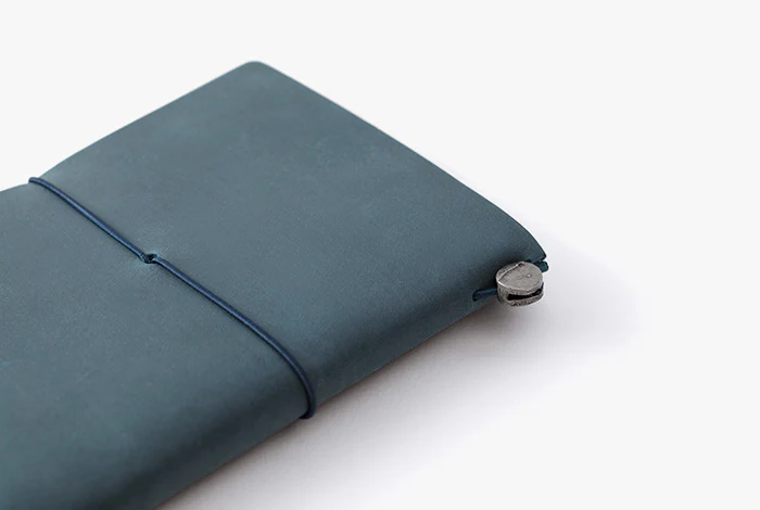 Traveler's Notebook - Starter Kit Leather Cover - Blue - Passport Size - Image 3
