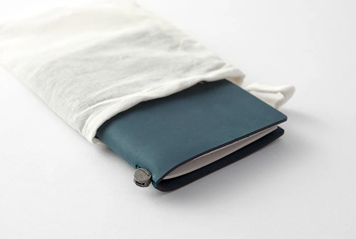 Traveler's Notebook - Starter Kit Leather Cover - Blue - Passport Size - Image 7