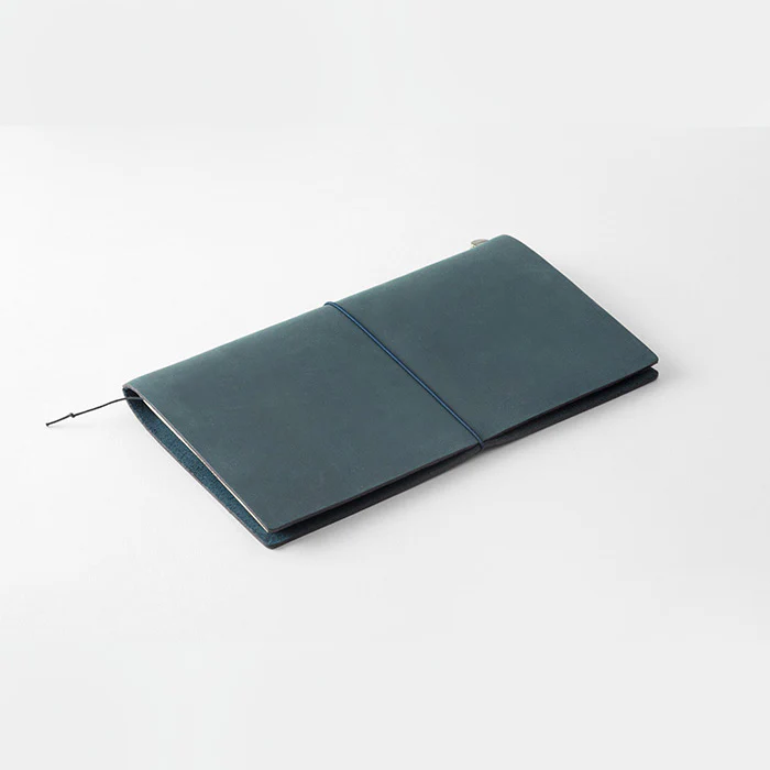 Traveler's Notebook - Starter Kit Leather Cover - Blue - Regular Size