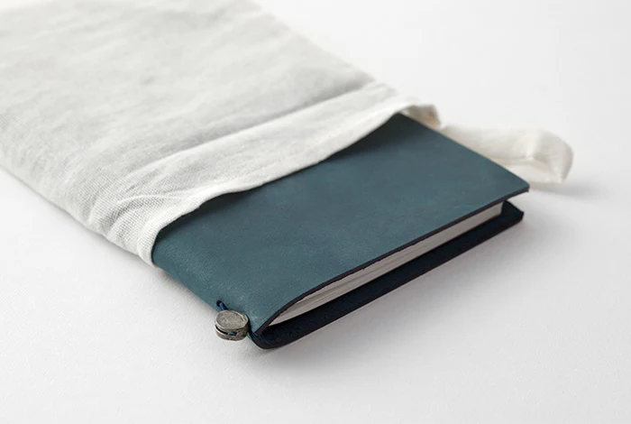 Traveler's Notebook - Starter Kit Leather Cover - Blue - Regular Size - Image 7