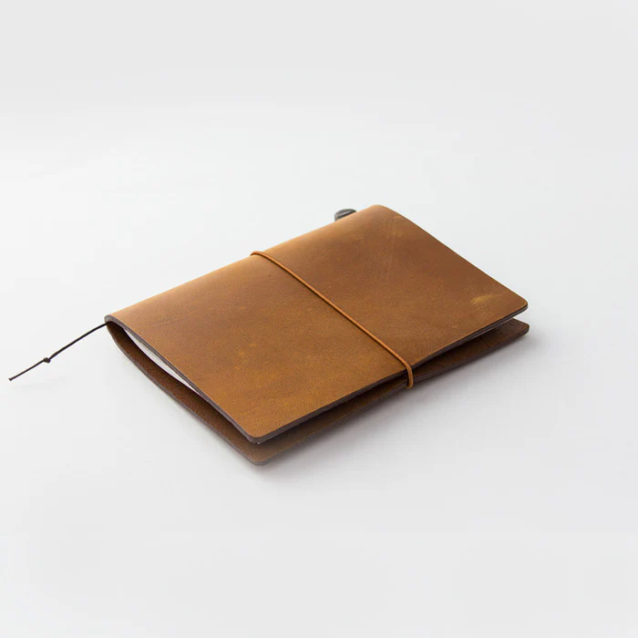 Traveler's Notebook - Starter Kit Leather Cover - Camel - Passport Size