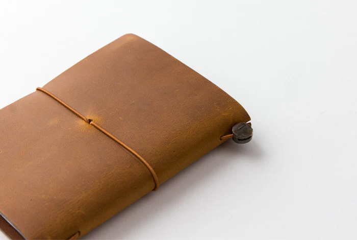 Traveler's Notebook - Starter Kit Leather Cover - Camel - Passport Size - Image 3