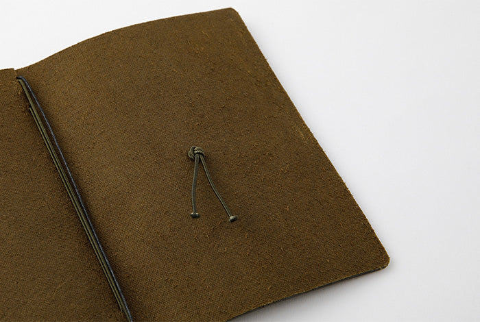 Traveler's Notebook - Starter Kit Leather Cover - Olive - Passport Size - Image 6