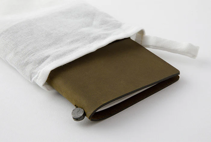 Traveler's Notebook - Starter Kit Leather Cover - Olive - Passport Size - Image 9