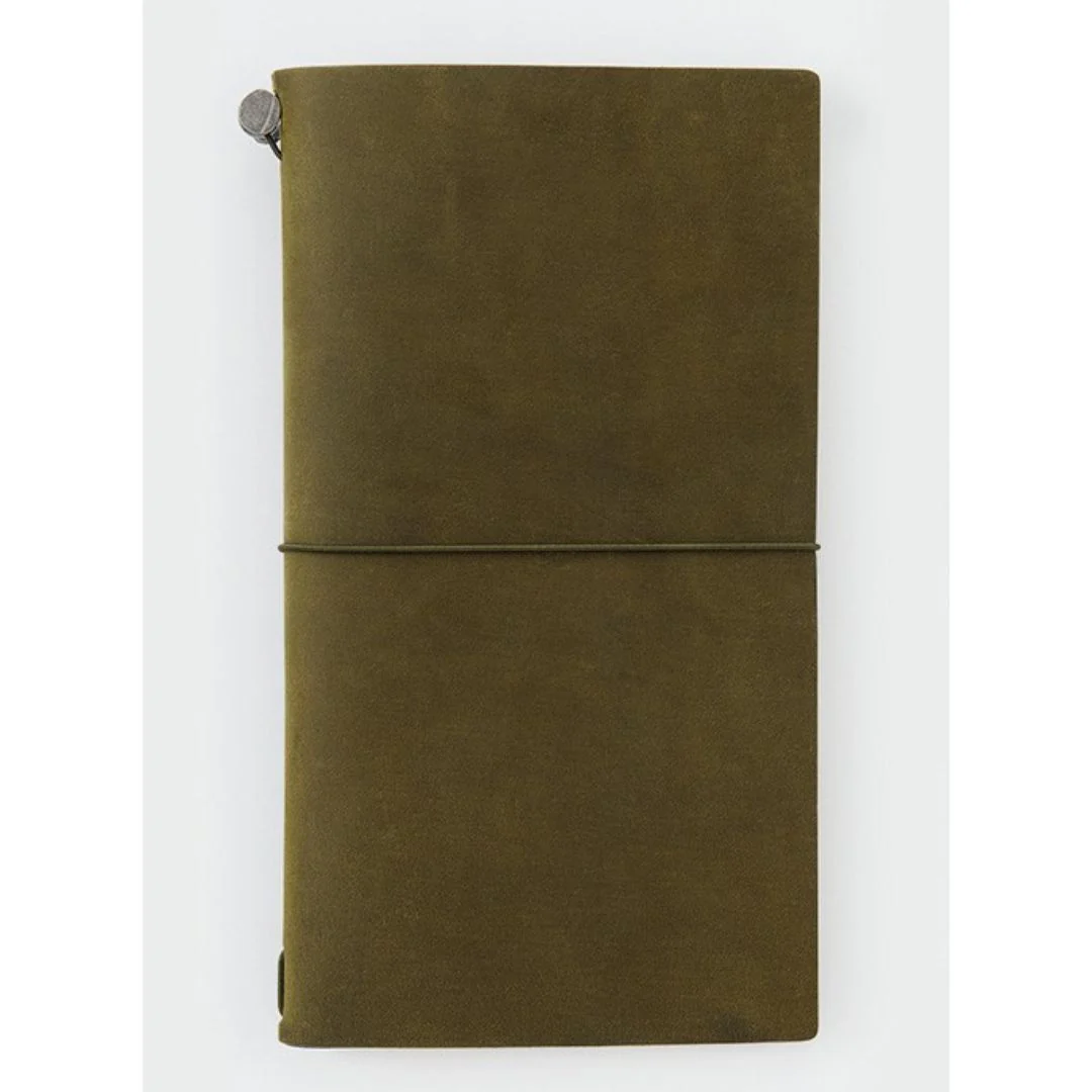 Traveler's Notebook - Starter Kit Leather Cover - Olive - Regular Size