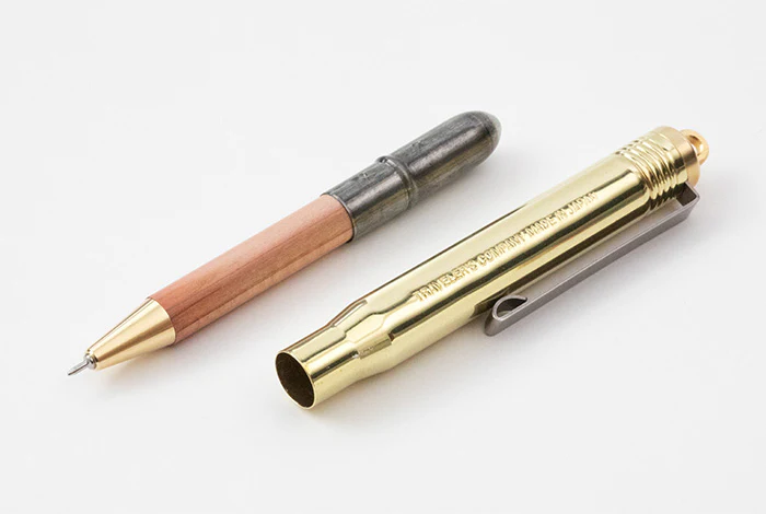 Traveler's Company - Brass Bullet Ballpoint Pen - 0.5mm - Image 3