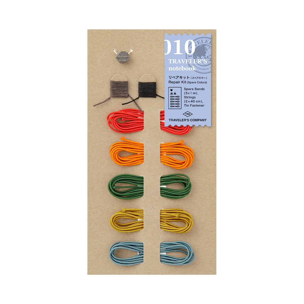 Traveler's Notebook - 010 Repair Kit Regular Colors - Regular/Passport Size