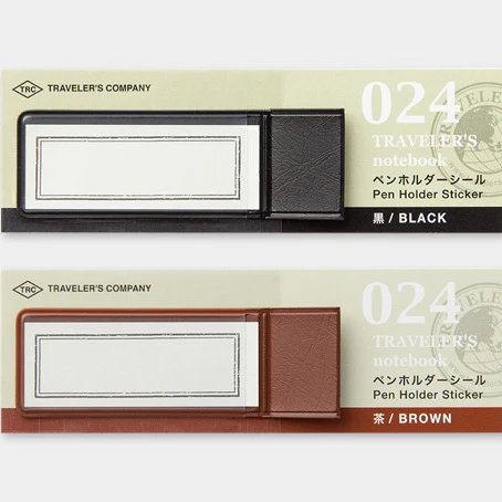 Traveler's Notebook - 024 Notebook Penholder Sticker - Regular or Passport Size