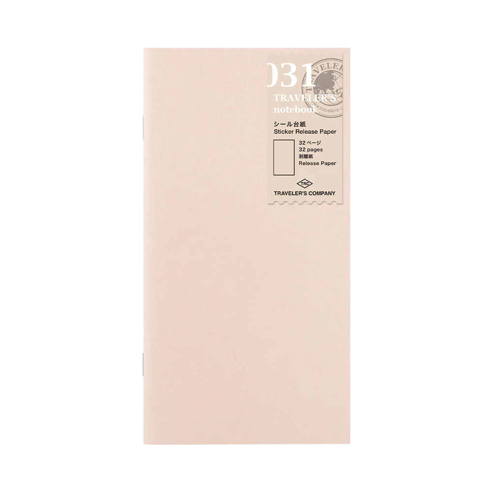 Traveler's Notebook - 031 Sticker Release Paper Refill - Regular Size