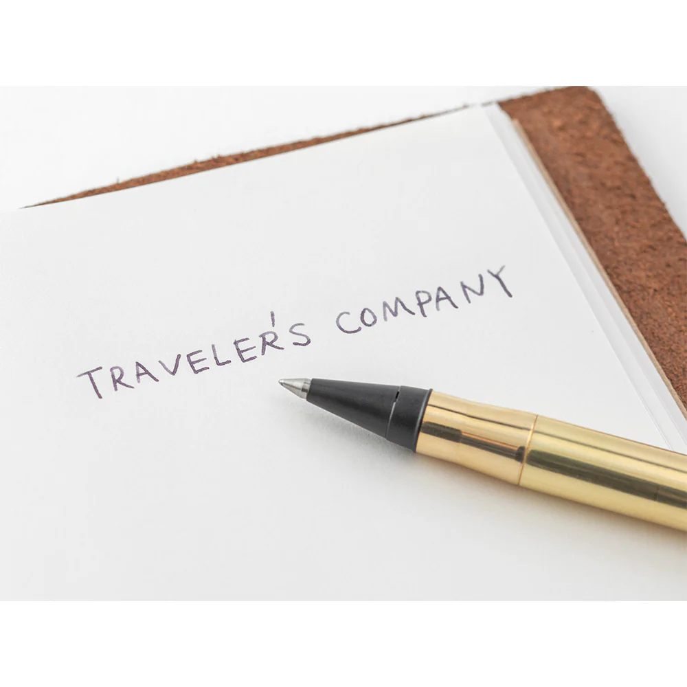 Traveler's Notebook - Limited Edition Factory Green Brass Rollerball Pen - Image 6
