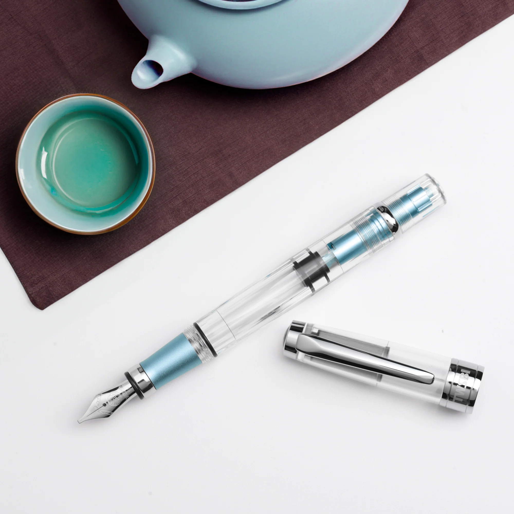 TWSBI - Diamond 580 - Fountain Pen - Iceberg Blue - Image 7