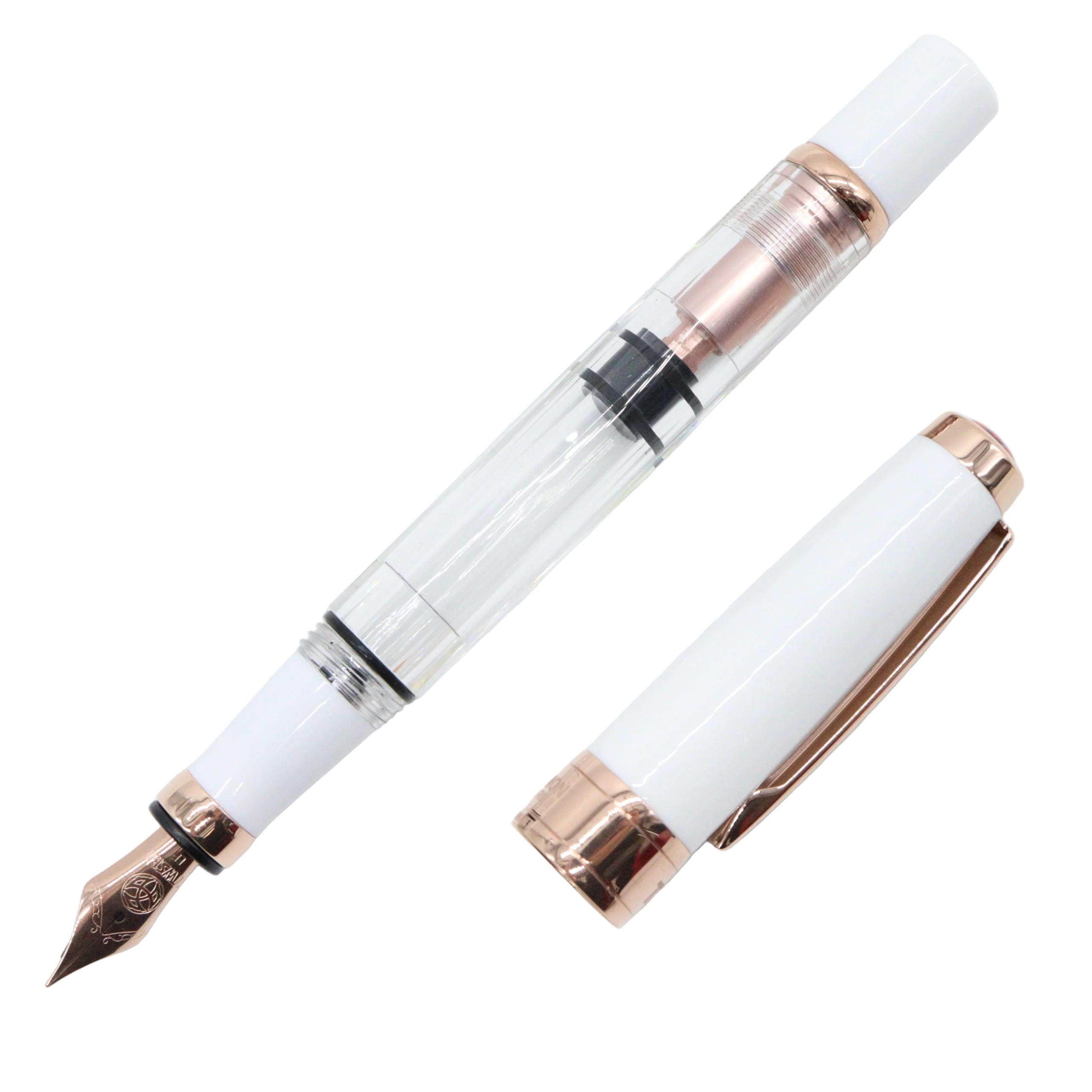 TWSBI - Diamond 580 - Fountain Pen - White & Rose Gold II