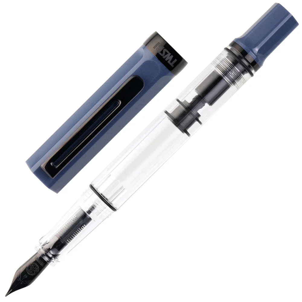 TWSBI - Eco Fountain Pen - Slate Blue with Onyx - Image 2