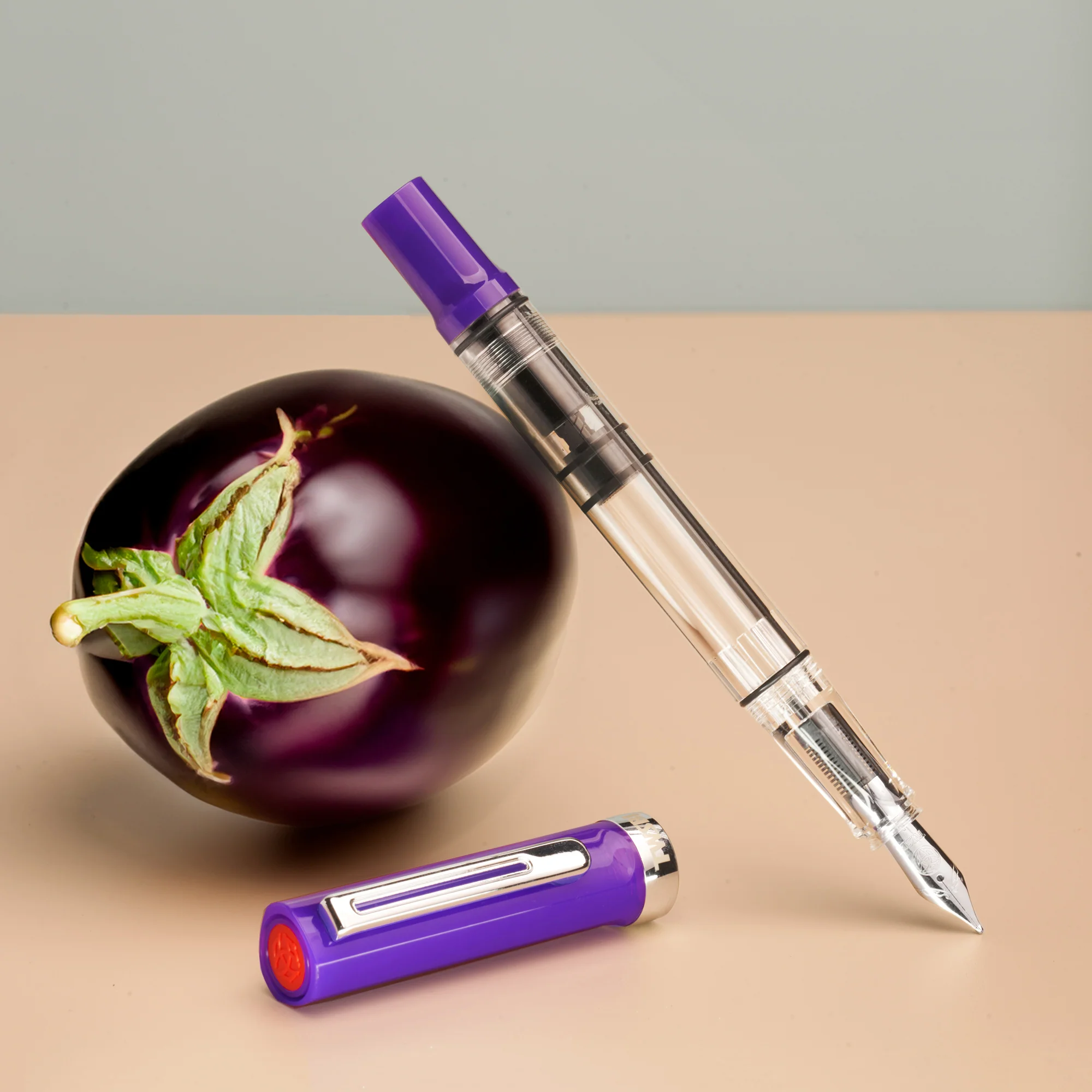 TWSBI - Eco-T Fountain Pen - Eggplant Purple - Image 3