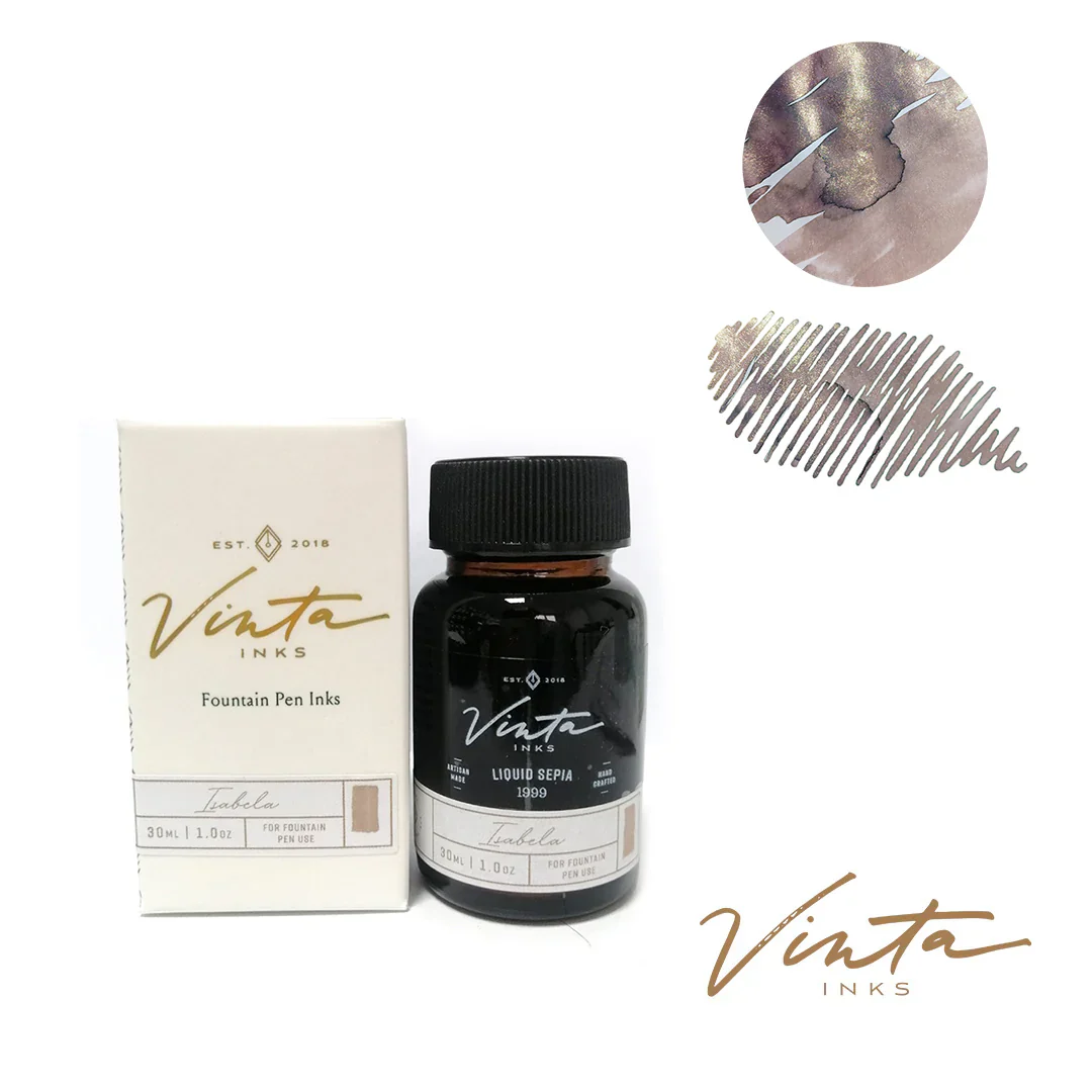 Vinta Inks - Fountain Pen Ink 30ml - Liquid Sepia - Isabela 1999