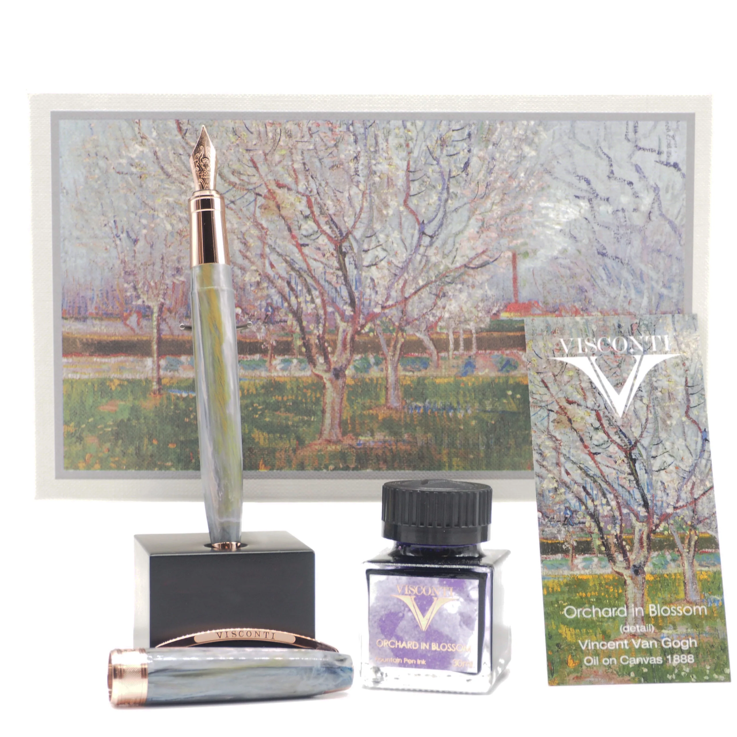 VISCONTI - Fountain Pen Set Impressionist Collection - Van Gogh "Orchard in Blossom" - Image 13